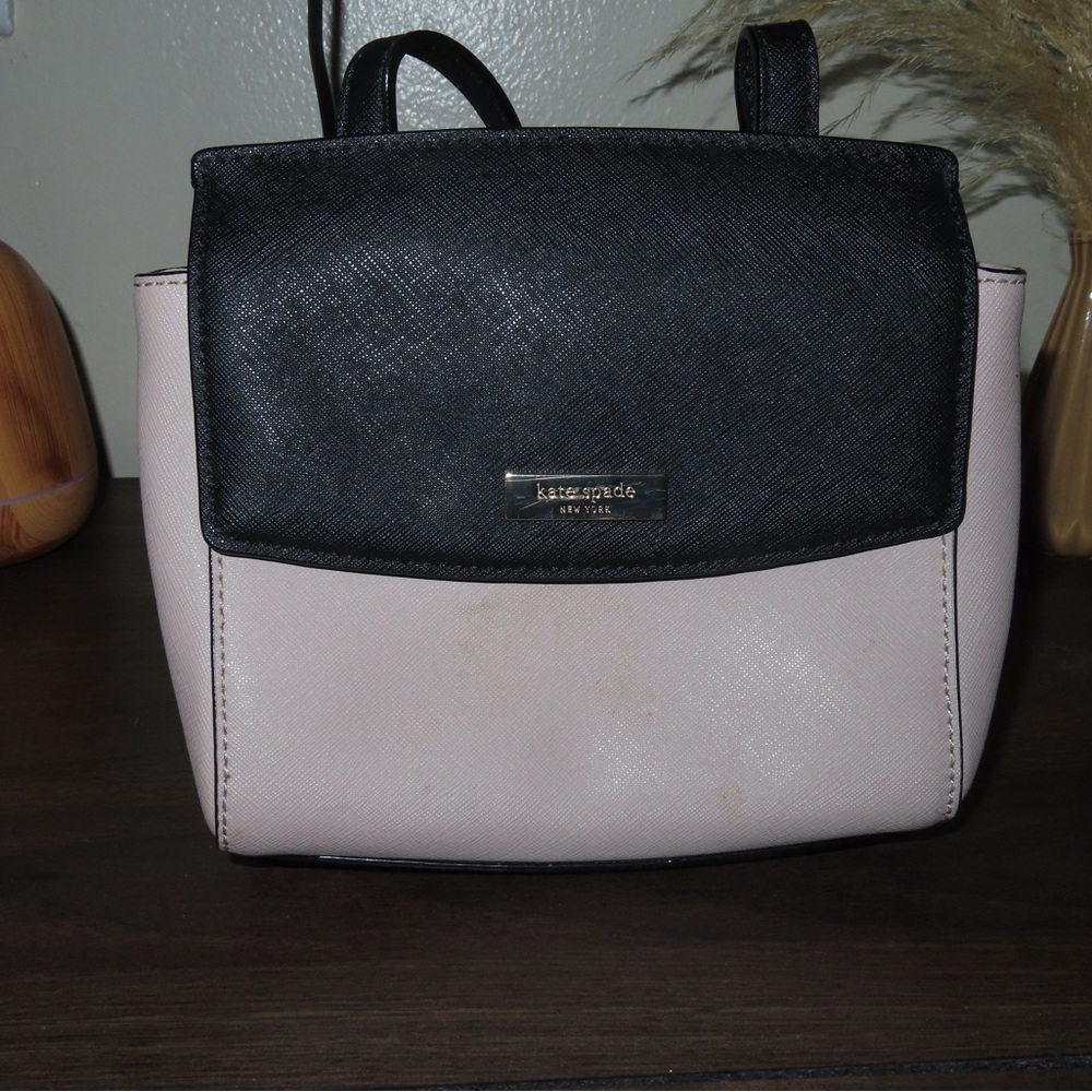 Kate Spade Black and Pink Backpack